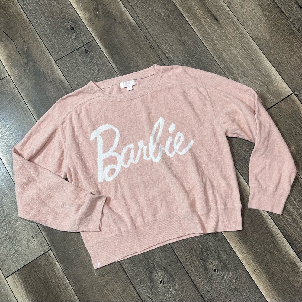 Barbie x Barefoot Dreams CozyChic Crewneck